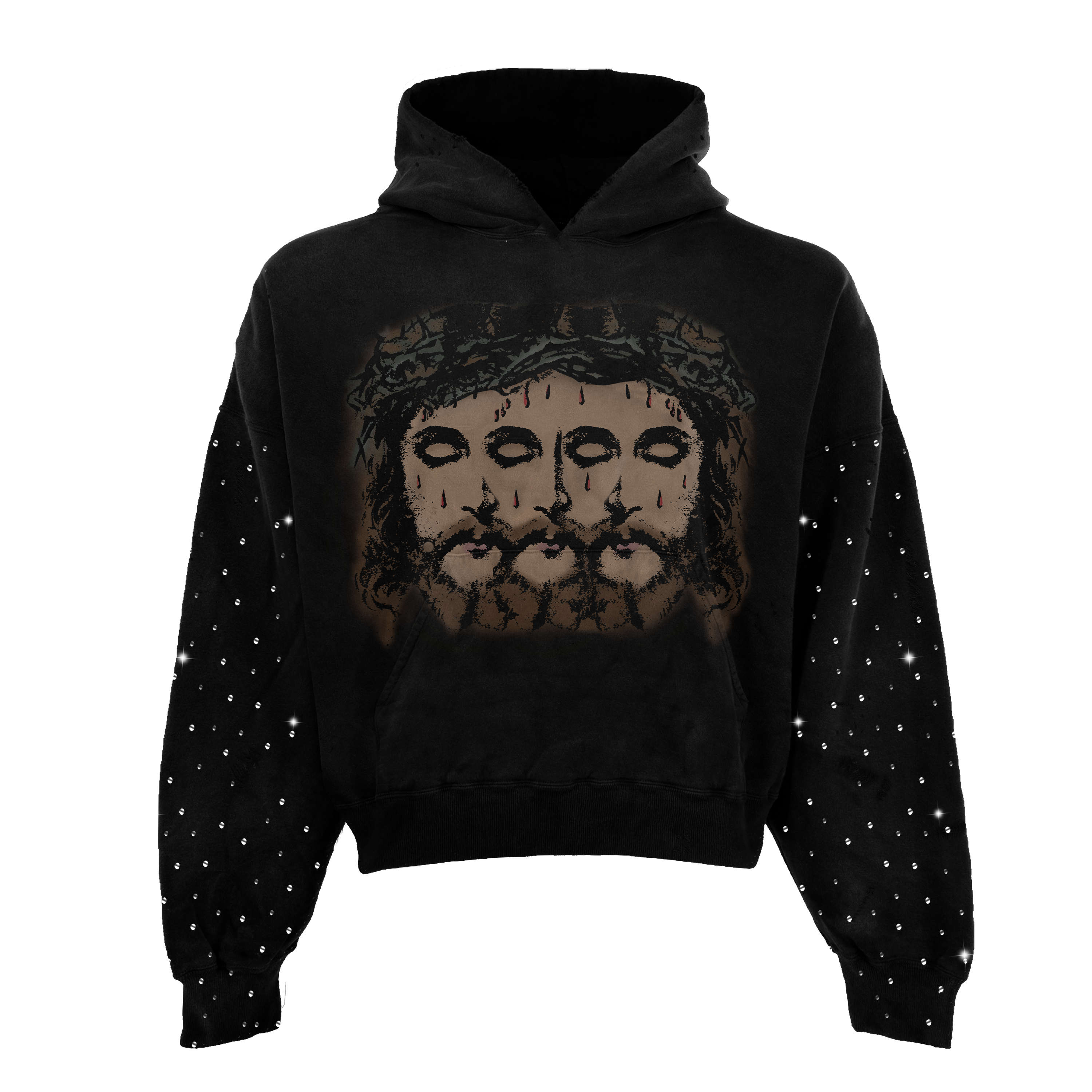 Thorns Rhinestone Hoodie