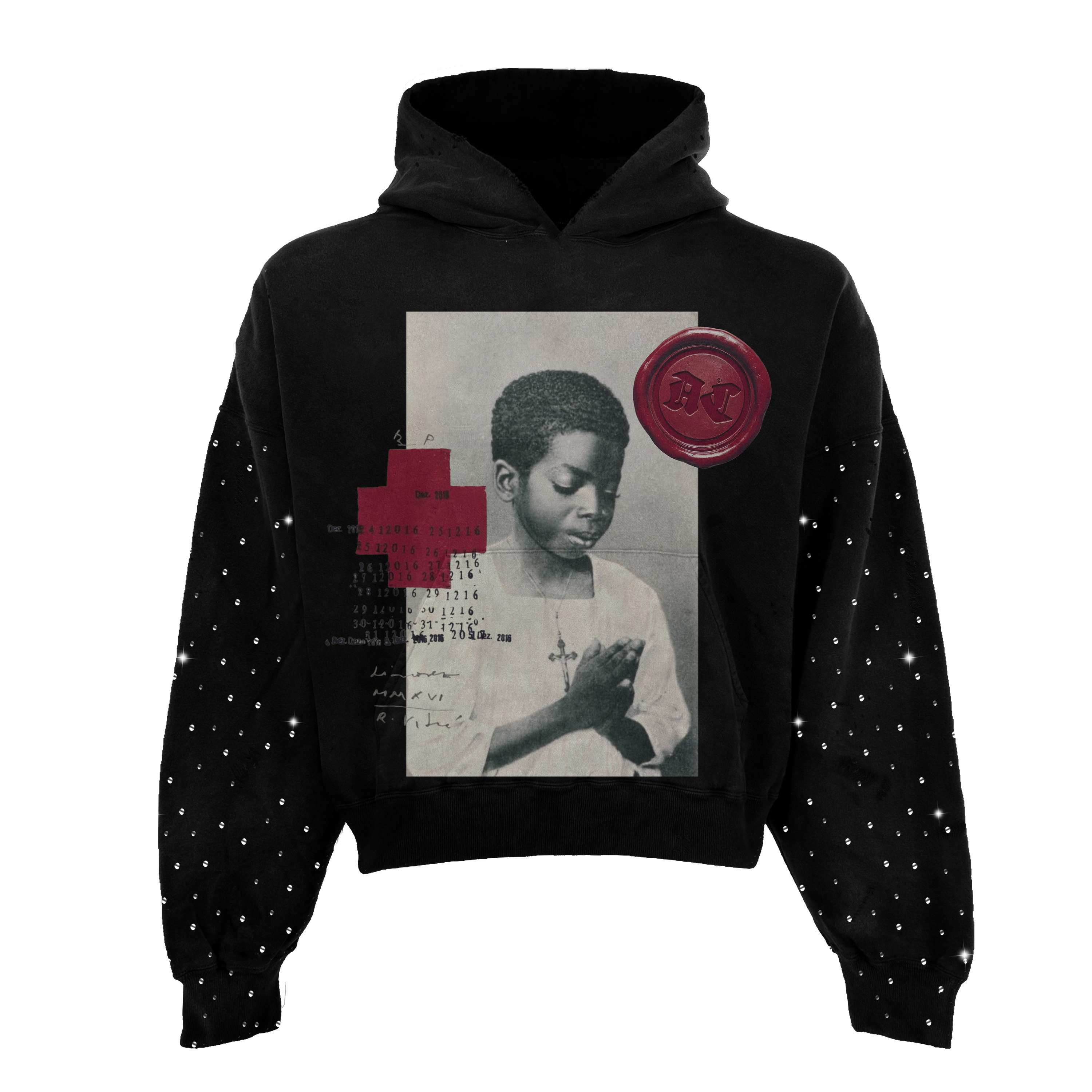 Believer Rhinestone Hoodie