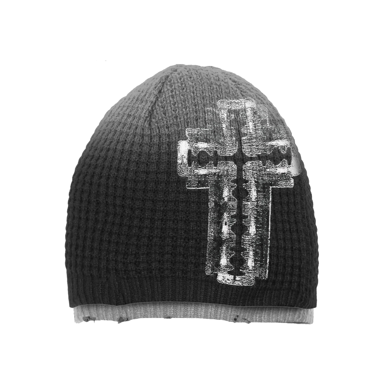 Cross Double Beanie