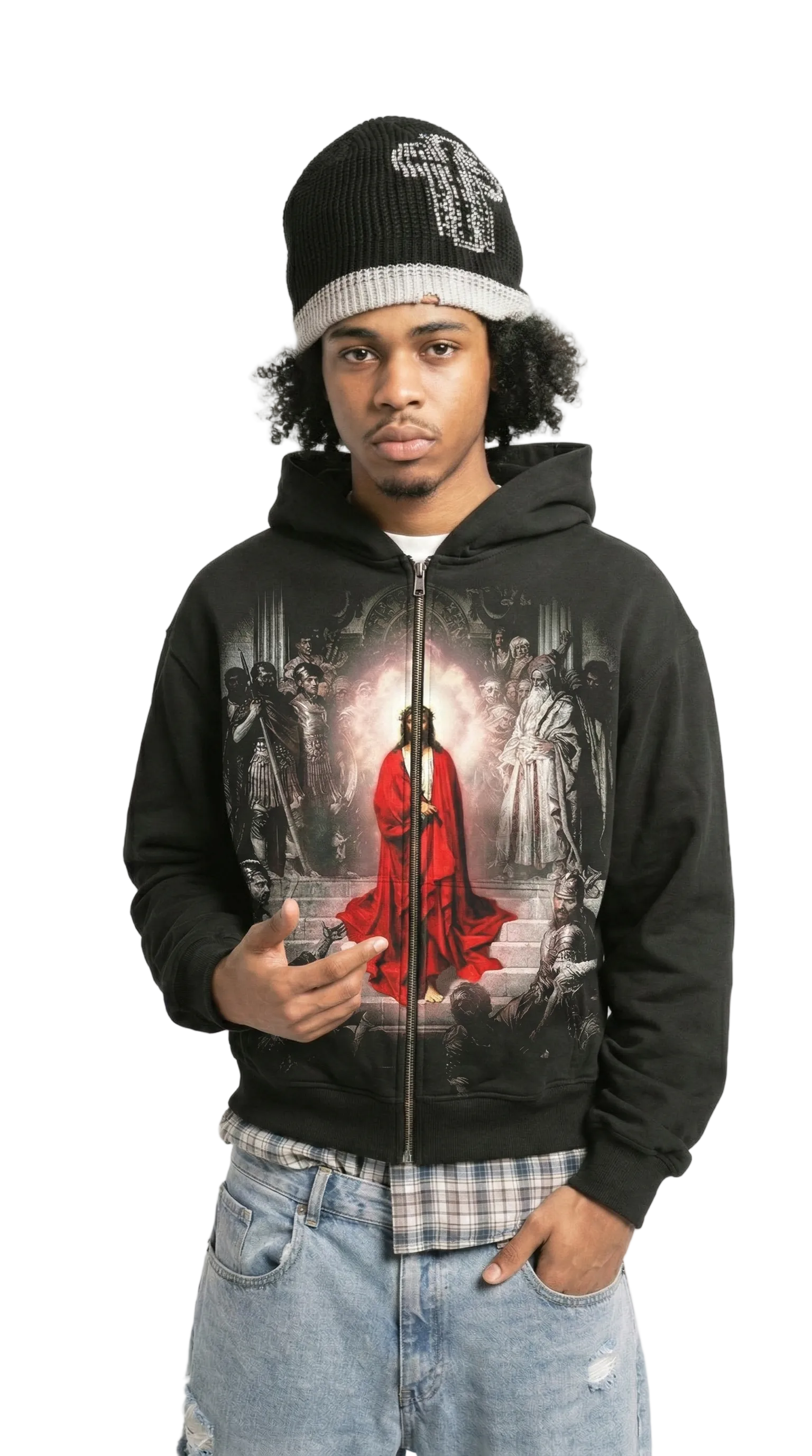 King Of Kings Premium Zip Up