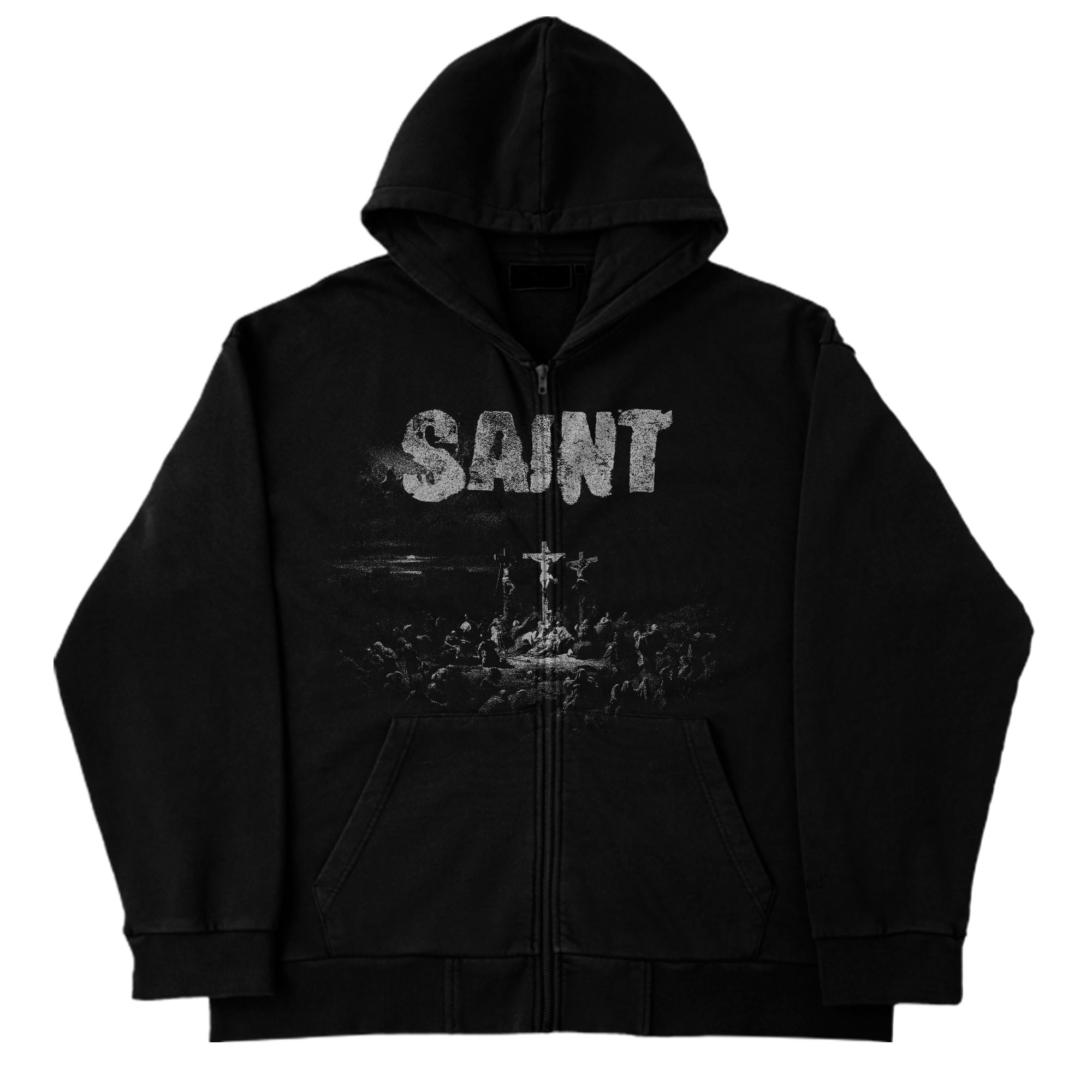 Saint Zip Up
