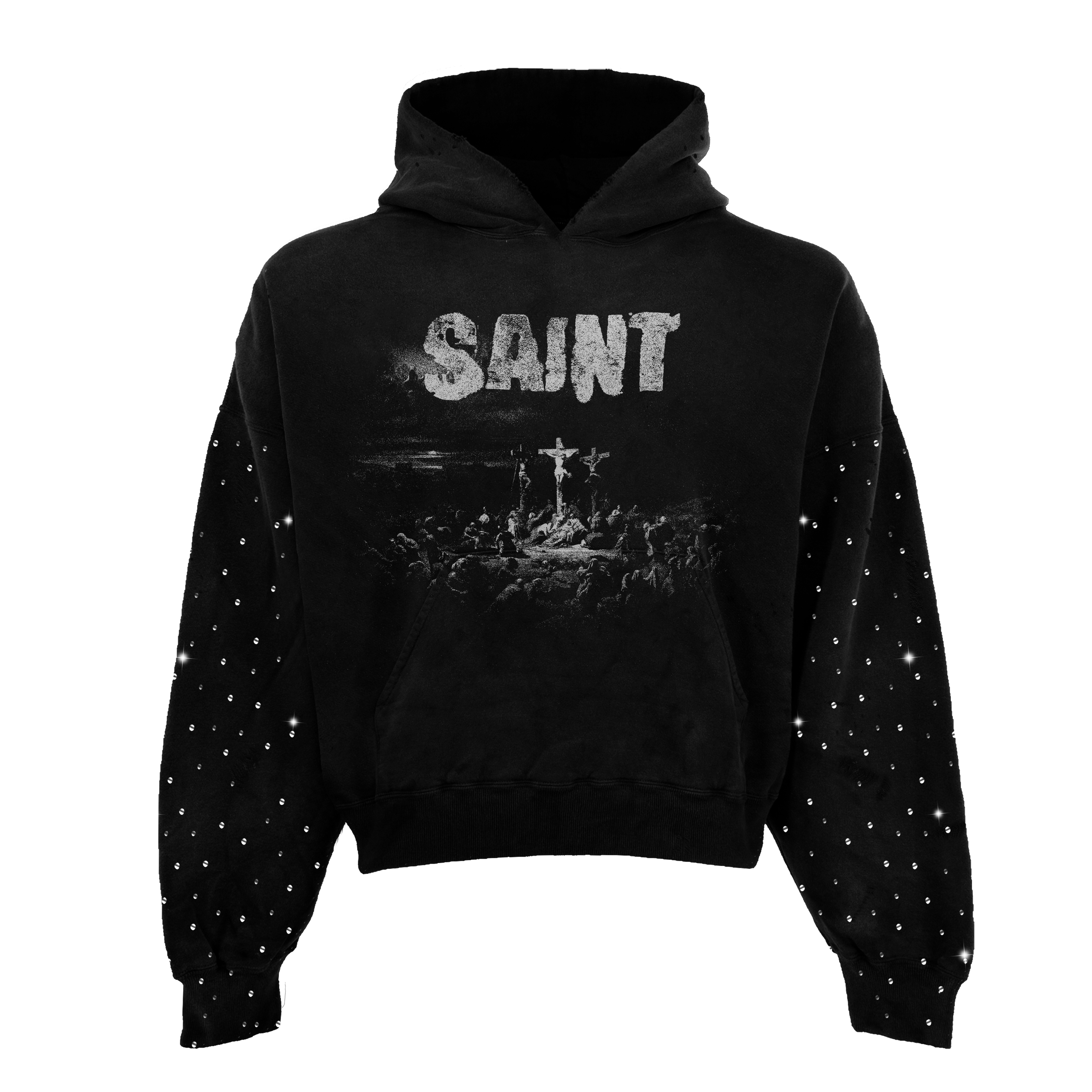 Saint Rhinestone Hoodie